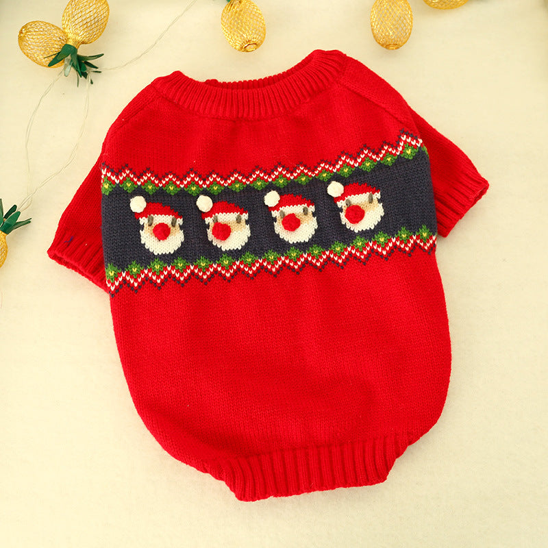 Pet christmas sweater