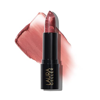 LAURA GELLER NEW YORK Italian Marble Sheer Lipstick - Honey Bun - Hydrating & Lightweight - Vitamin E & Caster Seed Oil