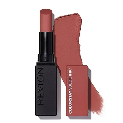 REVLON Lipstick, ColorStay Suede Ink, Built-in Primer, Infused with Vitamin E, Waterproof, Smudge-proof, Matte Color, 003 Want It All