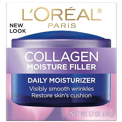 L’Oréal Paris Collagen Daily Face Moisturizer, Reduce Wrinkles, Face Cream