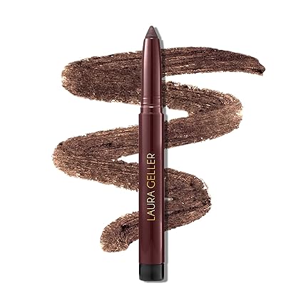 LAURA GELLER NEW YORK Kajal Longwear Kohl Eyeliner Pencil with Caffeine, Smooth & Blendable Makeup, Smokey Quartz