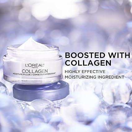 L’Oréal Paris Collagen Daily Face Moisturizer, Reduce Wrinkles, Face Cream