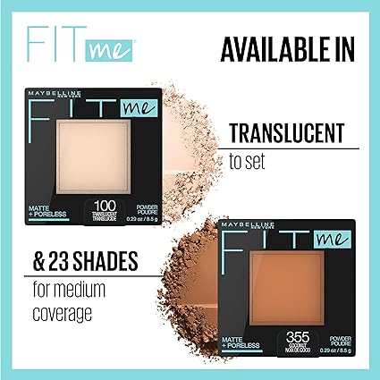 Maybelline Fit Me Matte + Poreless Pressed Face Powder Makeup & Setting Powder